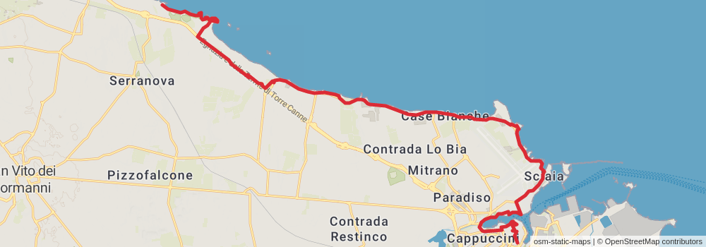 Sentiero Italia - Puglia Section stage 28 Map