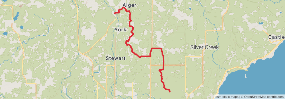 American Perimeter Trail - North Country Primary stage 147 Map