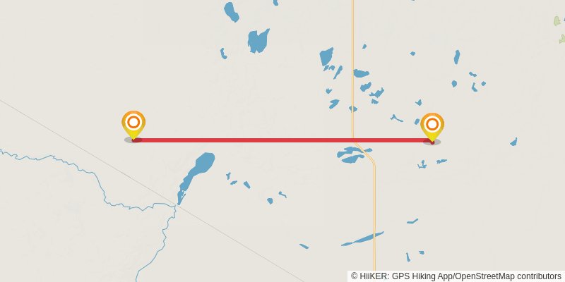 North Country Trail stage 14 Map