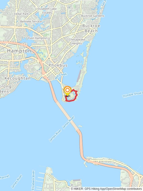 Fort Monroe and Engineers Fishing Pier Loop