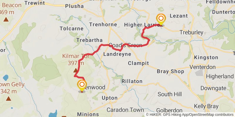 Mary Michael Pilgrims Way stage 11 Map