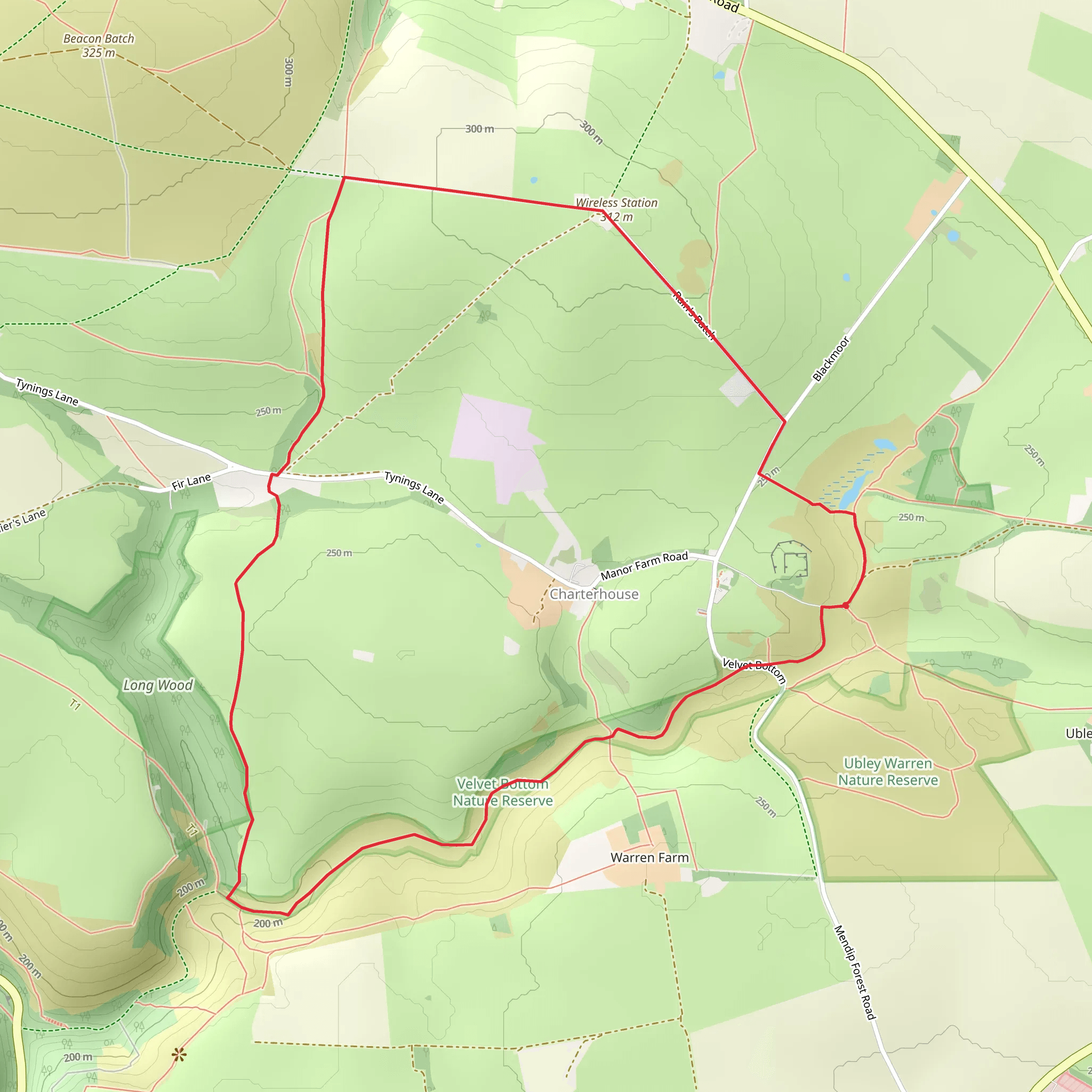 Charterhouse Loop mobile static map