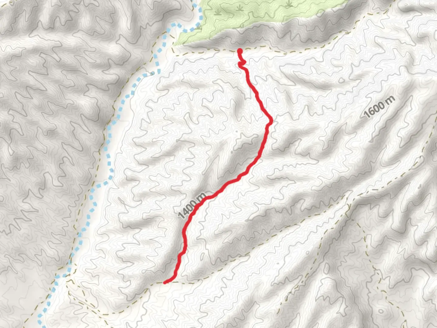 An image depicting the trail Buzzard Trail and its surrounding area.