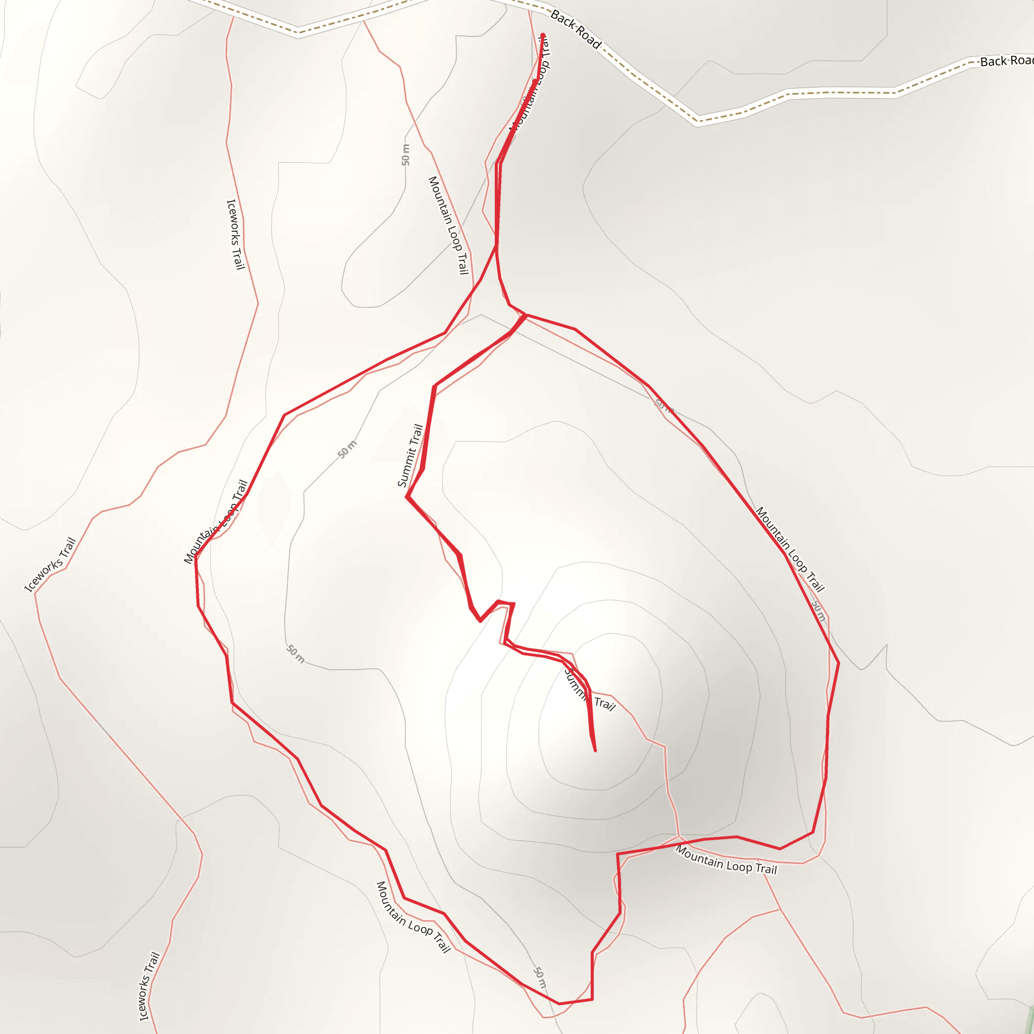 Holbrook Island Sanctuary State Park Loop mobile static map