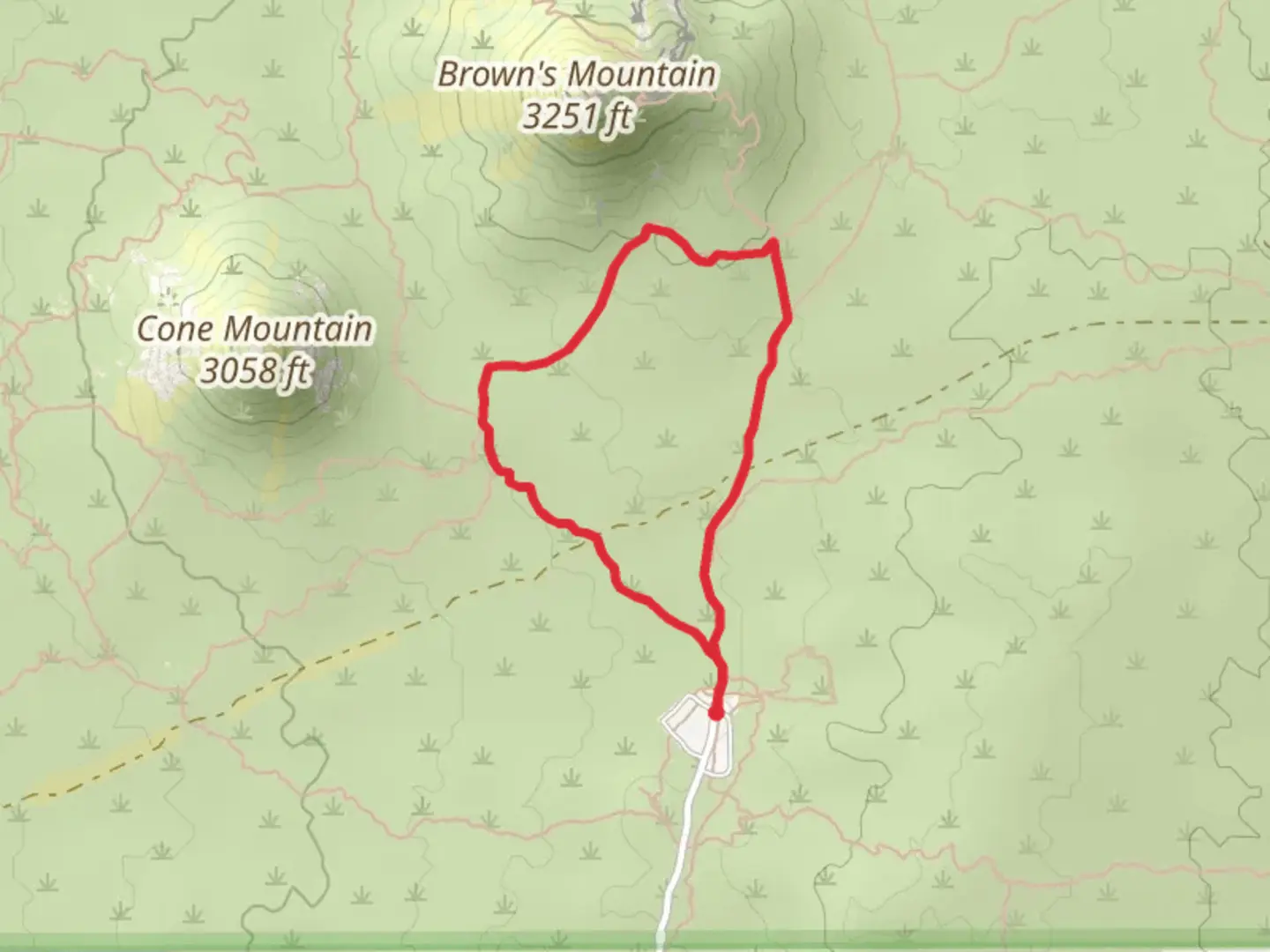 An image depicting the trail Upper Ranch T- Brown's Ranch - Wrangler Loop and its surrounding area.