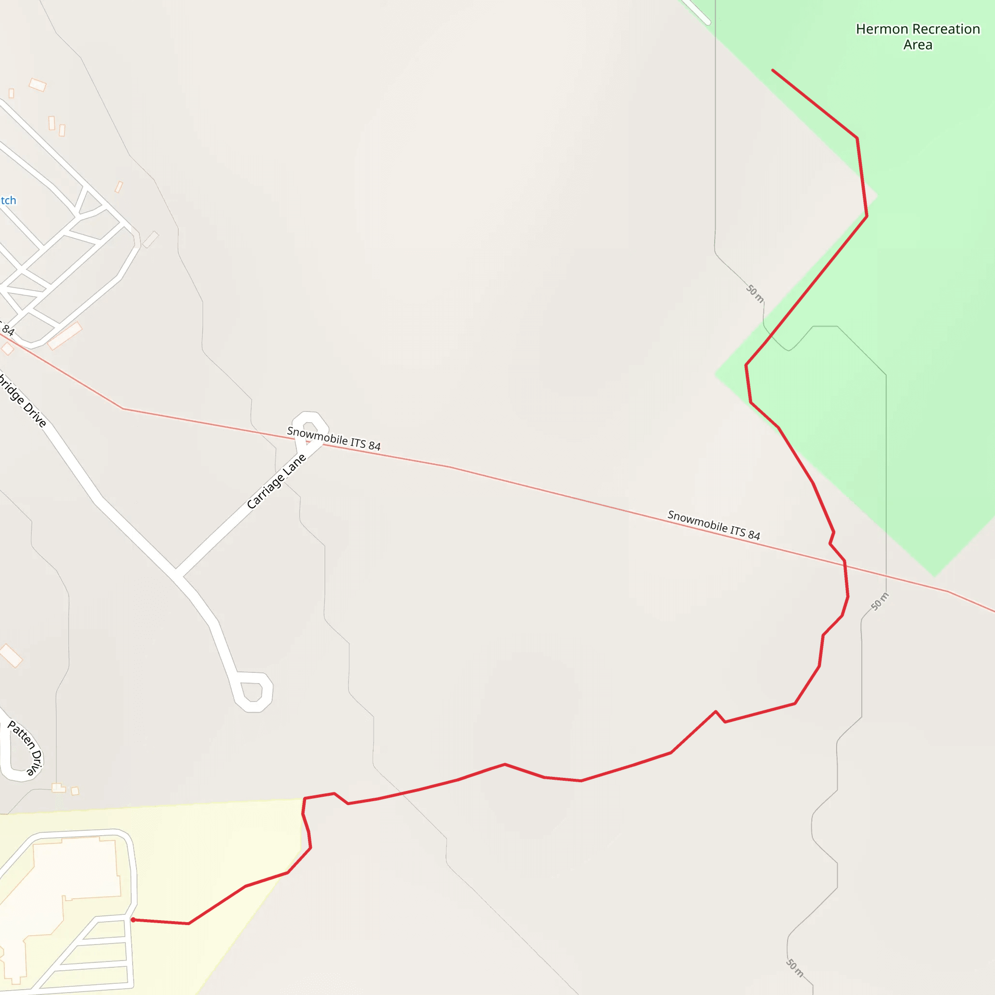 Hermon HS Walk mobile static map