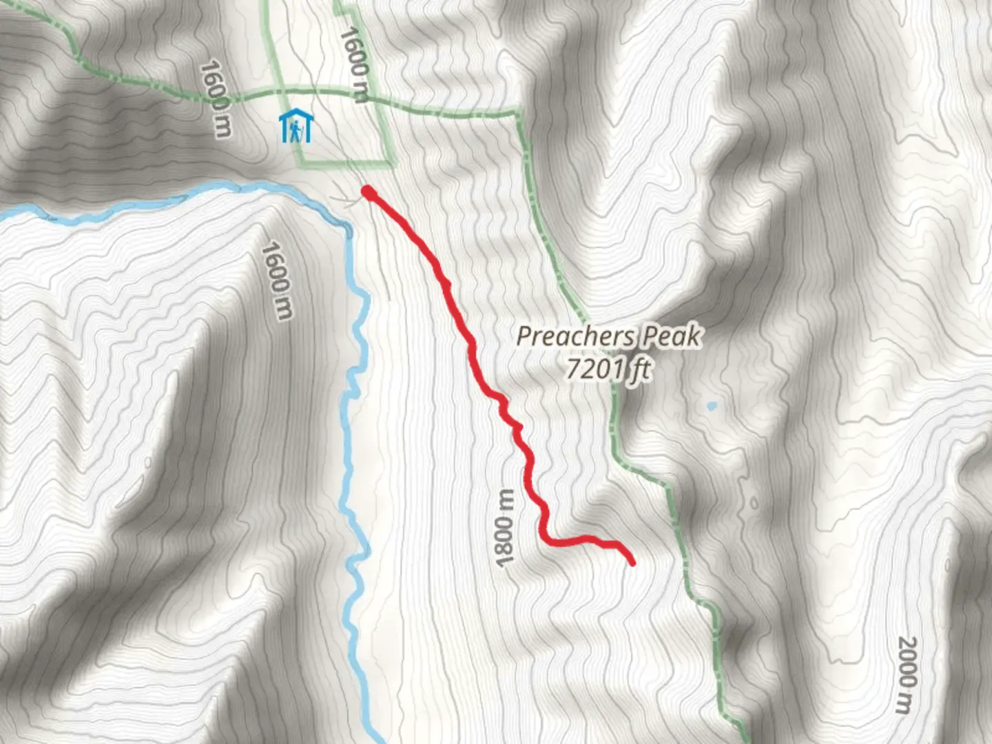 An image depicting the trail Yellow Rose Mine Trail and its surrounding area.