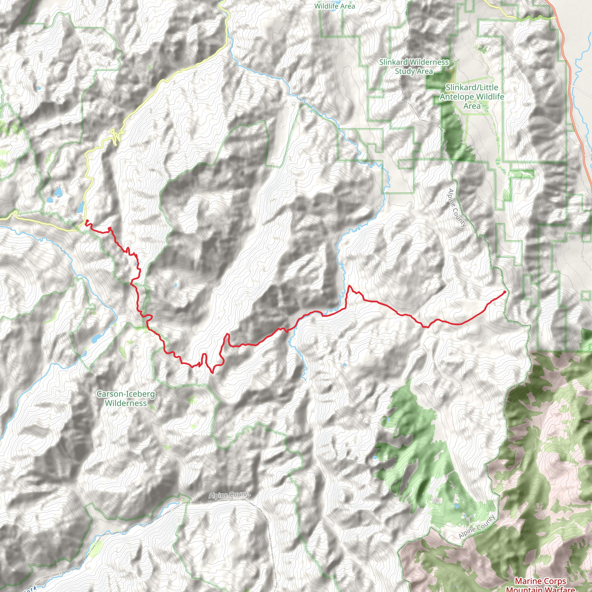 Soda Cone and PCT mobile static map