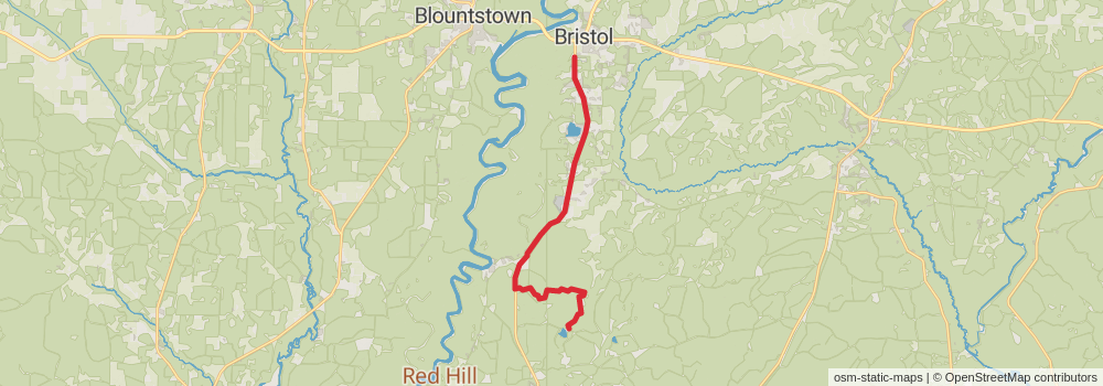 American Perimeter Trail - Florida Primary stage 19 Map