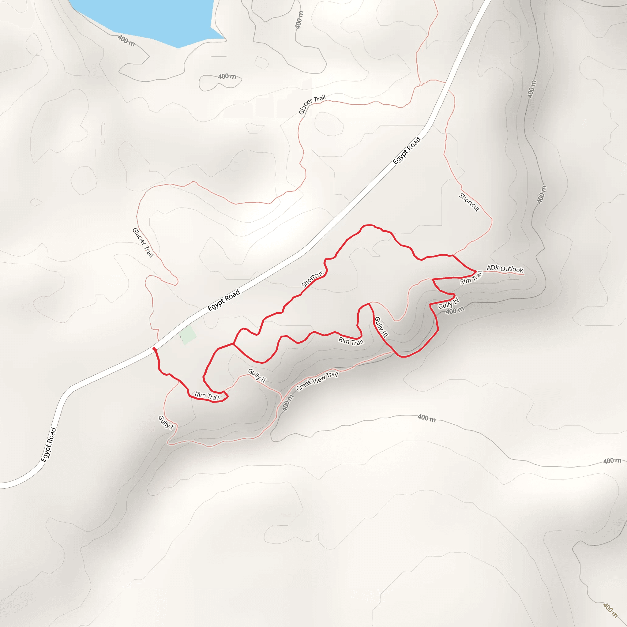 Egypt Cemetery Loop mobile static map