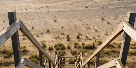 An image depicting the trail Via Beata and its surrounding area.