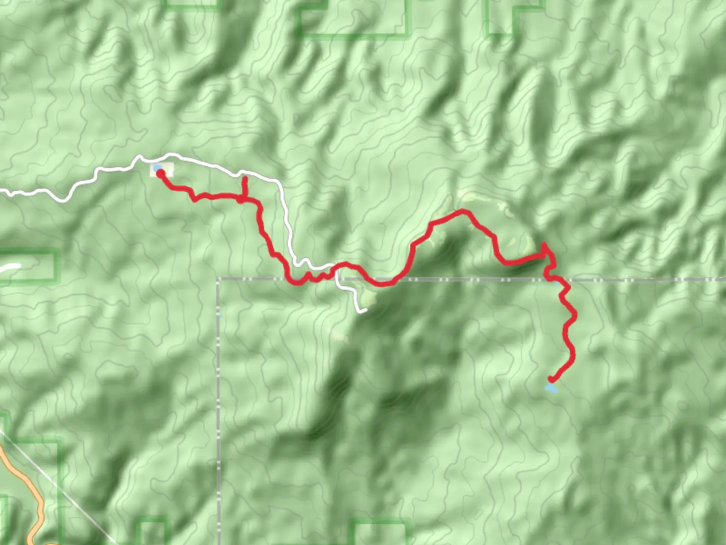 An image depicting the trail Pioneer Indian Trail and its surrounding area.