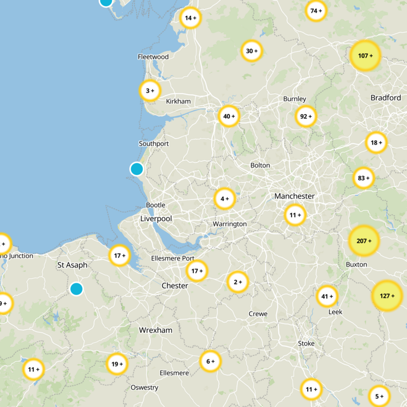St Helens Static Map