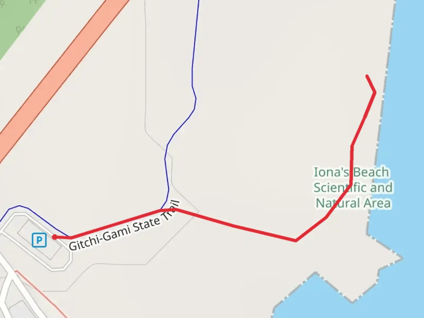 An image depicting the trail Lake Superior Walk and its surrounding area.