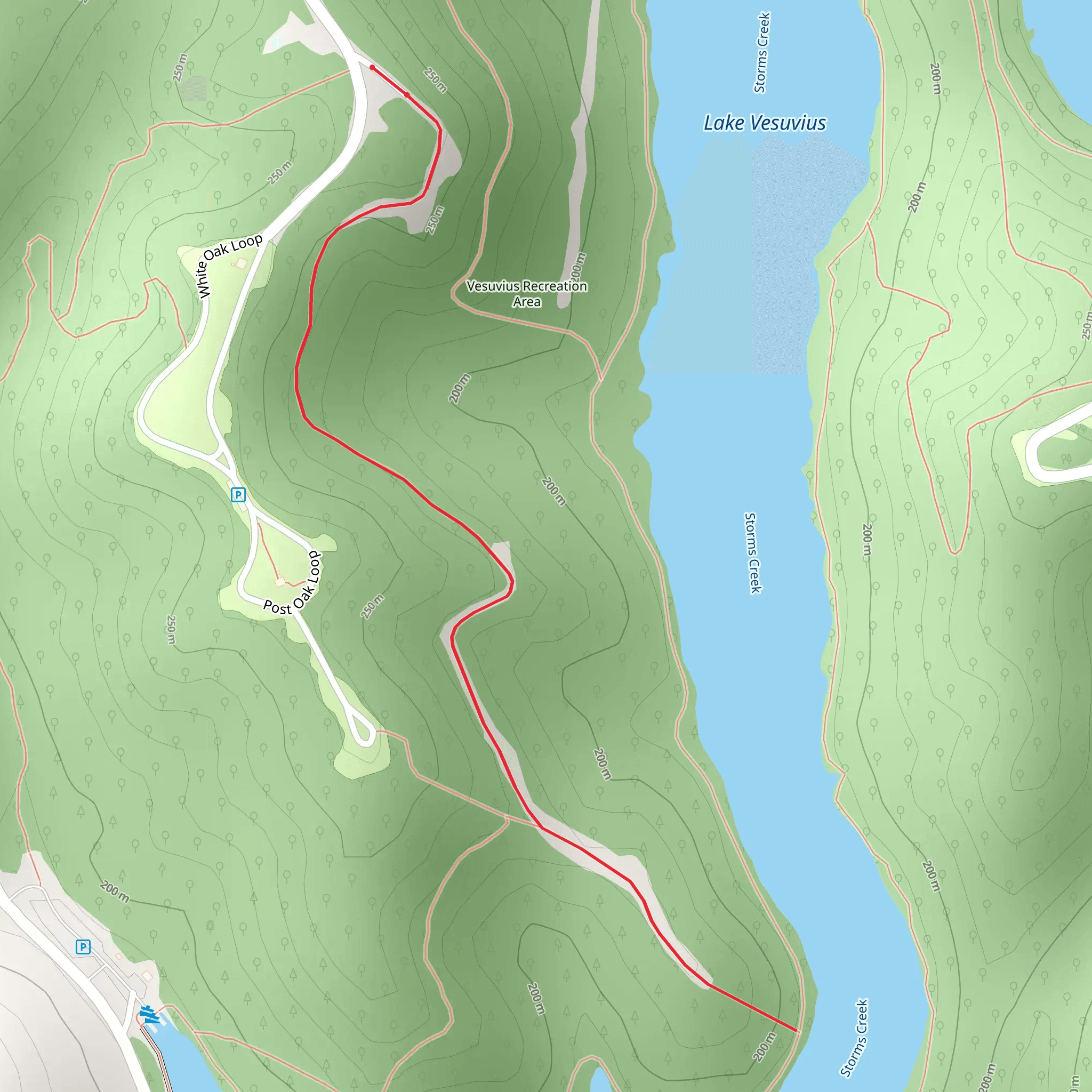 Old Beach Trail mobile static map