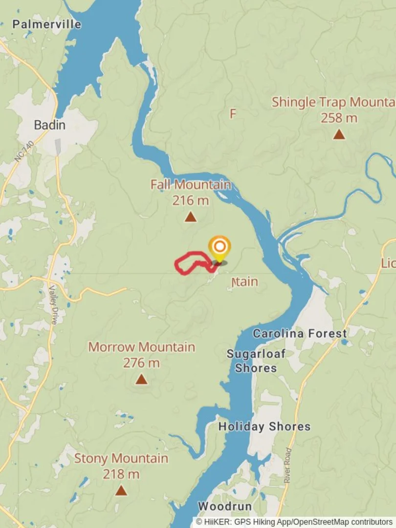 An image depicting the trail Hattaway Mountain Loop Trail and its surrounding area.