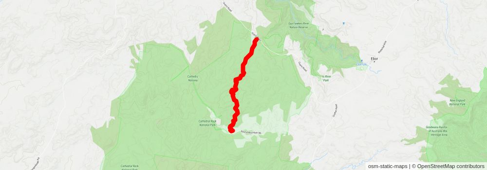 Barokee to Native Dog Creek Walk stage 2 Map