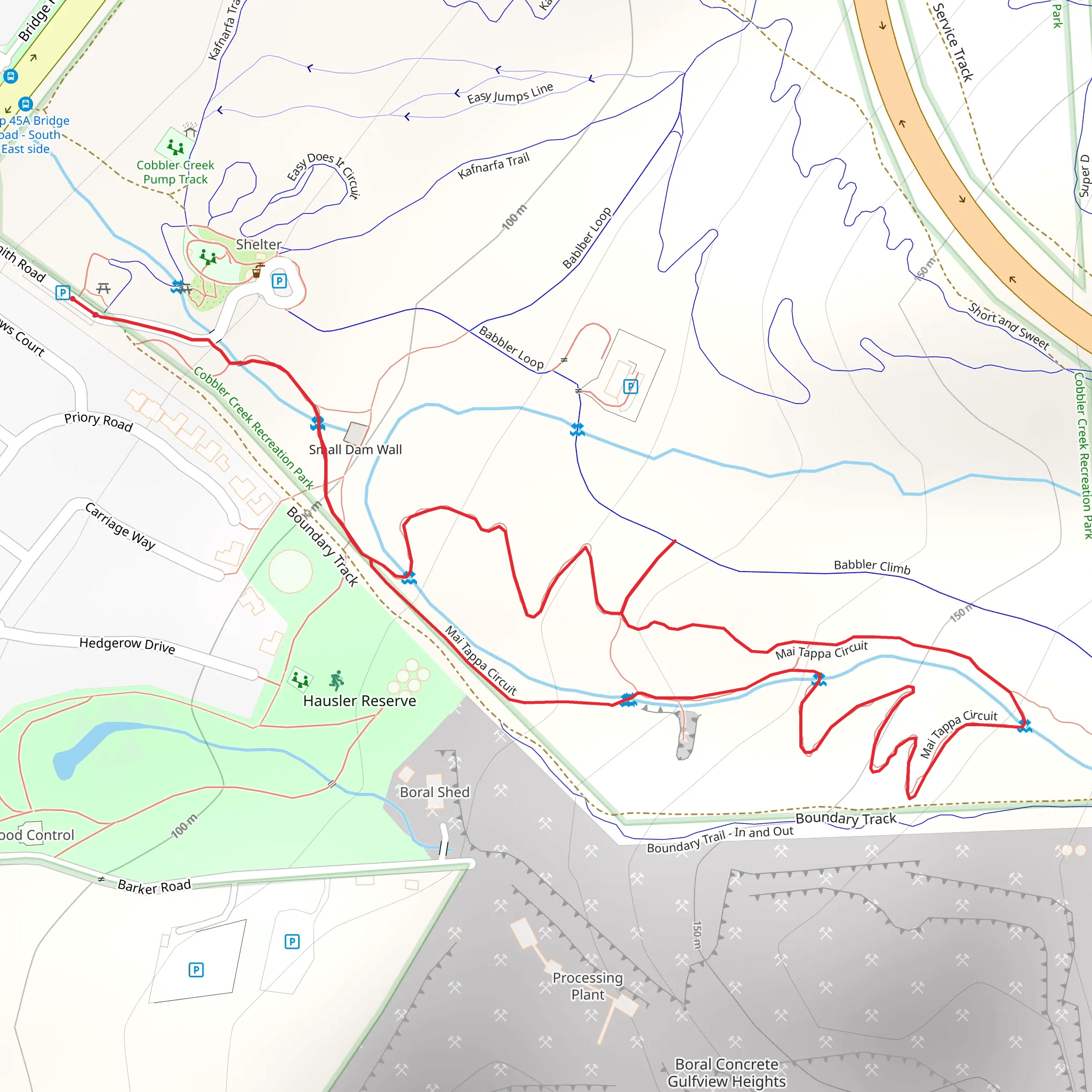 Mia Tappa Circuit Walk mobile static map