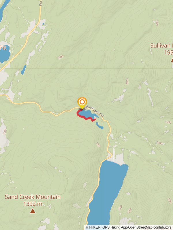 South Mill Pond Trail mobile static map