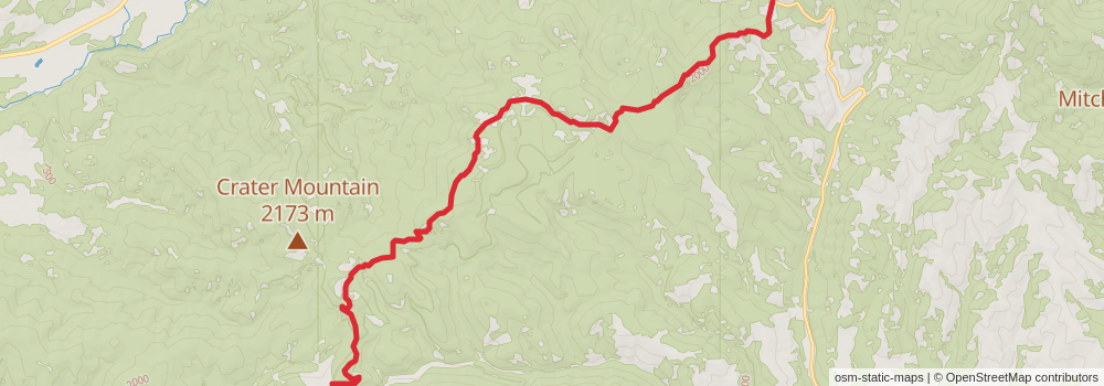 American Perimeter Trail - Rocky Mountains Primary stage 123 Map