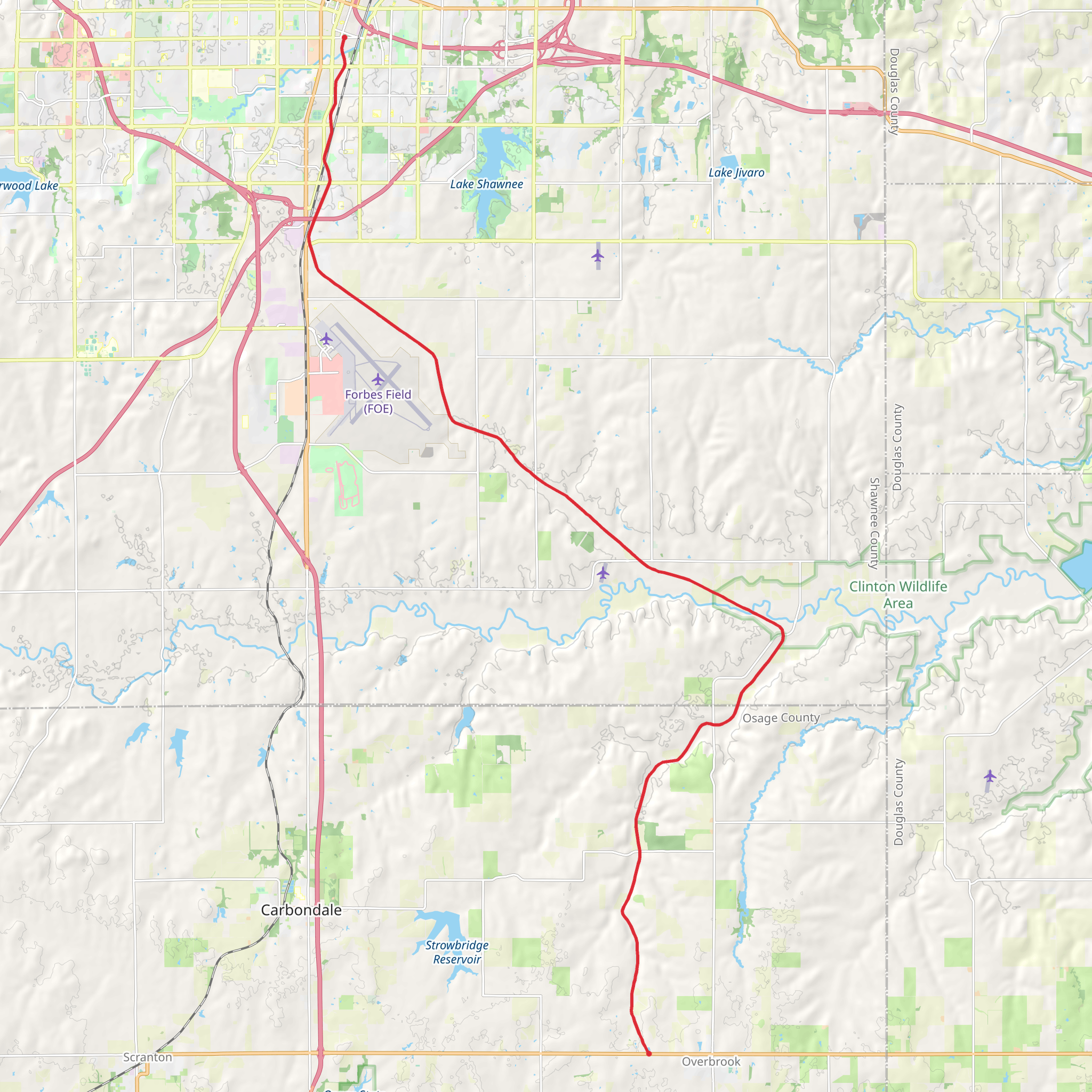 Landon Nature Trail mobile static map