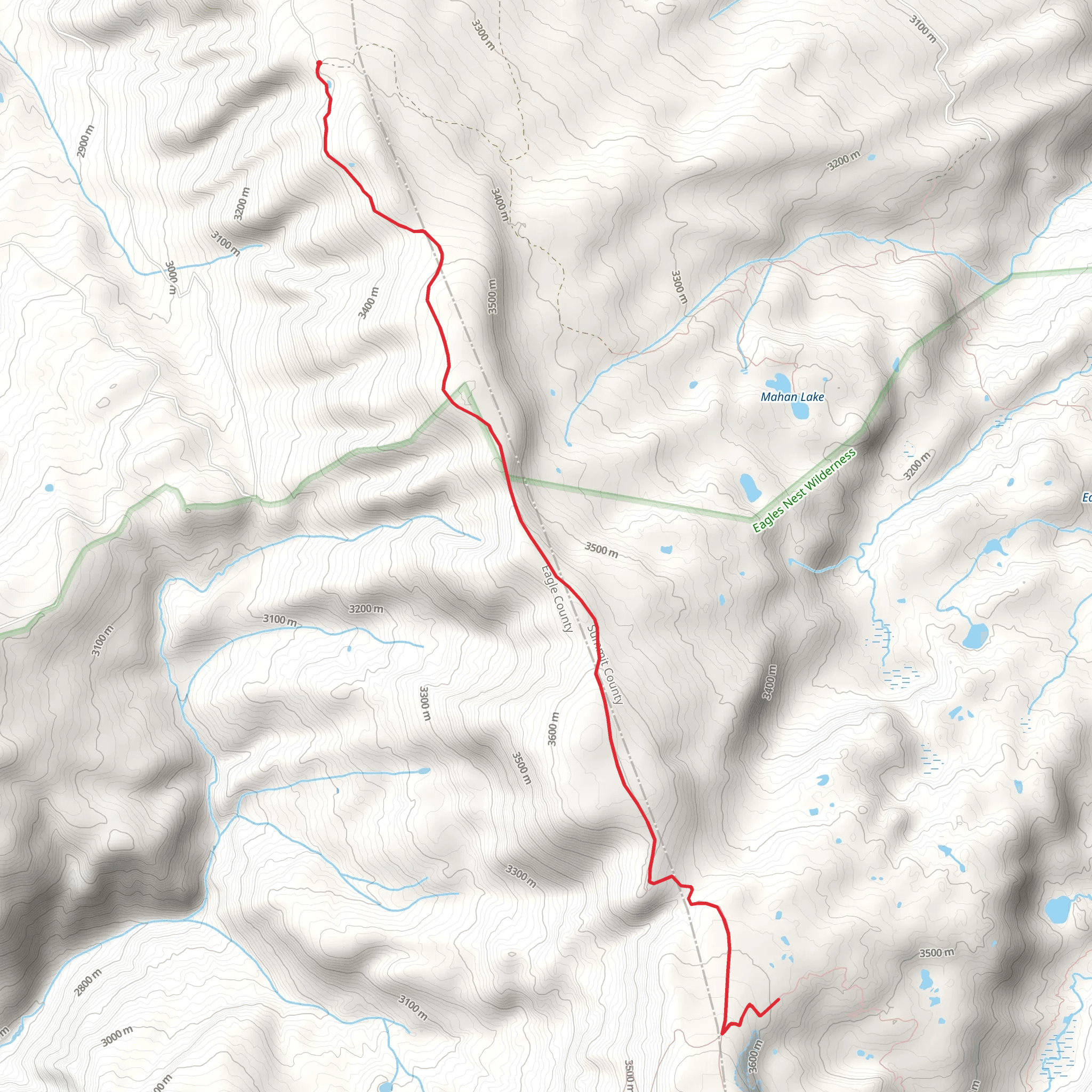 Elliott's Ridge mobile static map