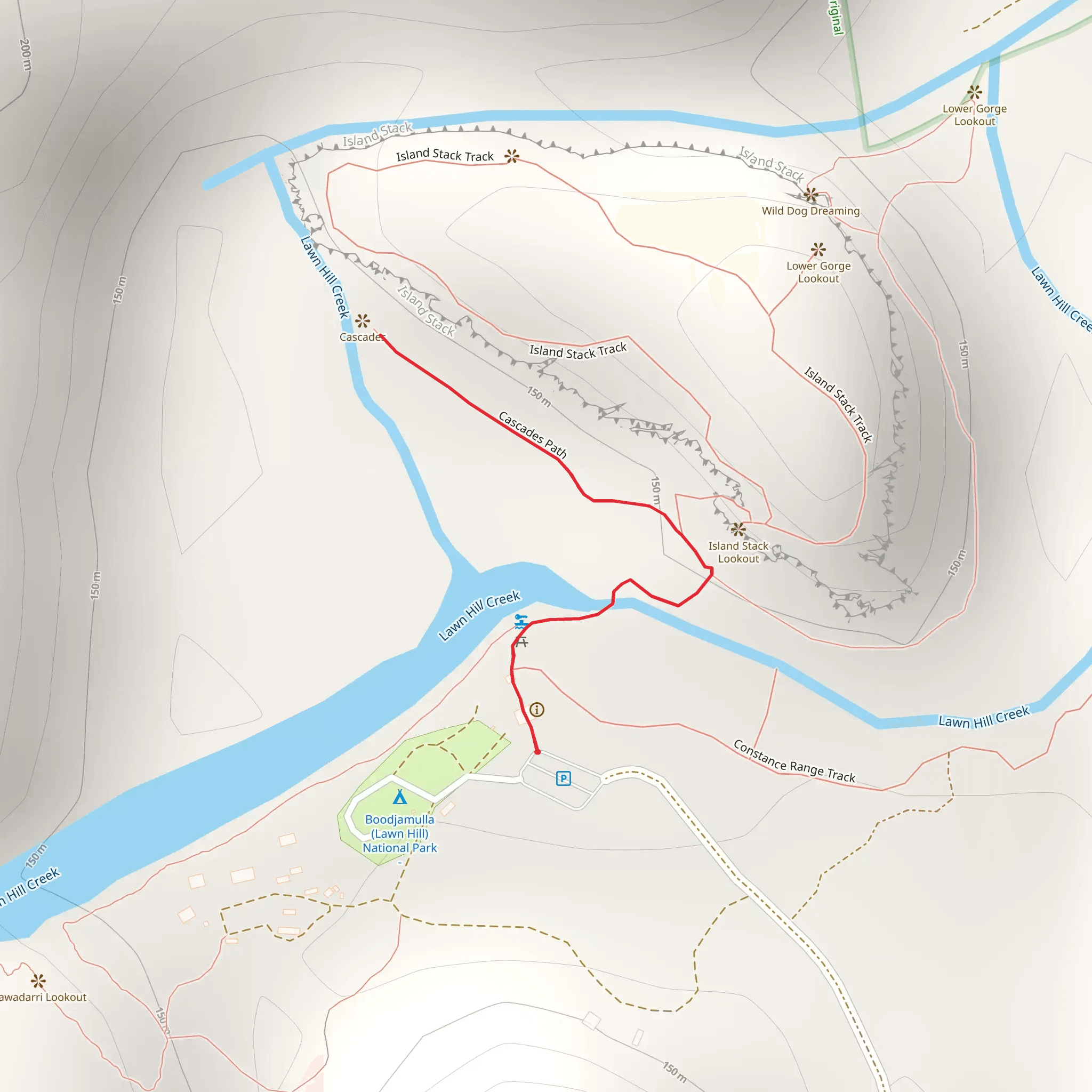 Botanical Walk mobile static map