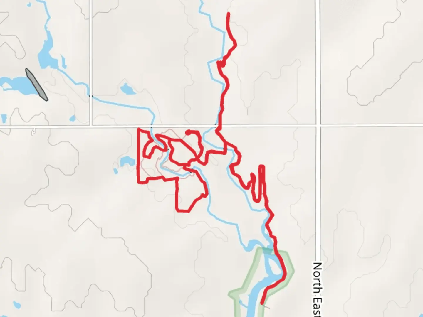 An image depicting the trail Osage Nature Trail and its surrounding area.