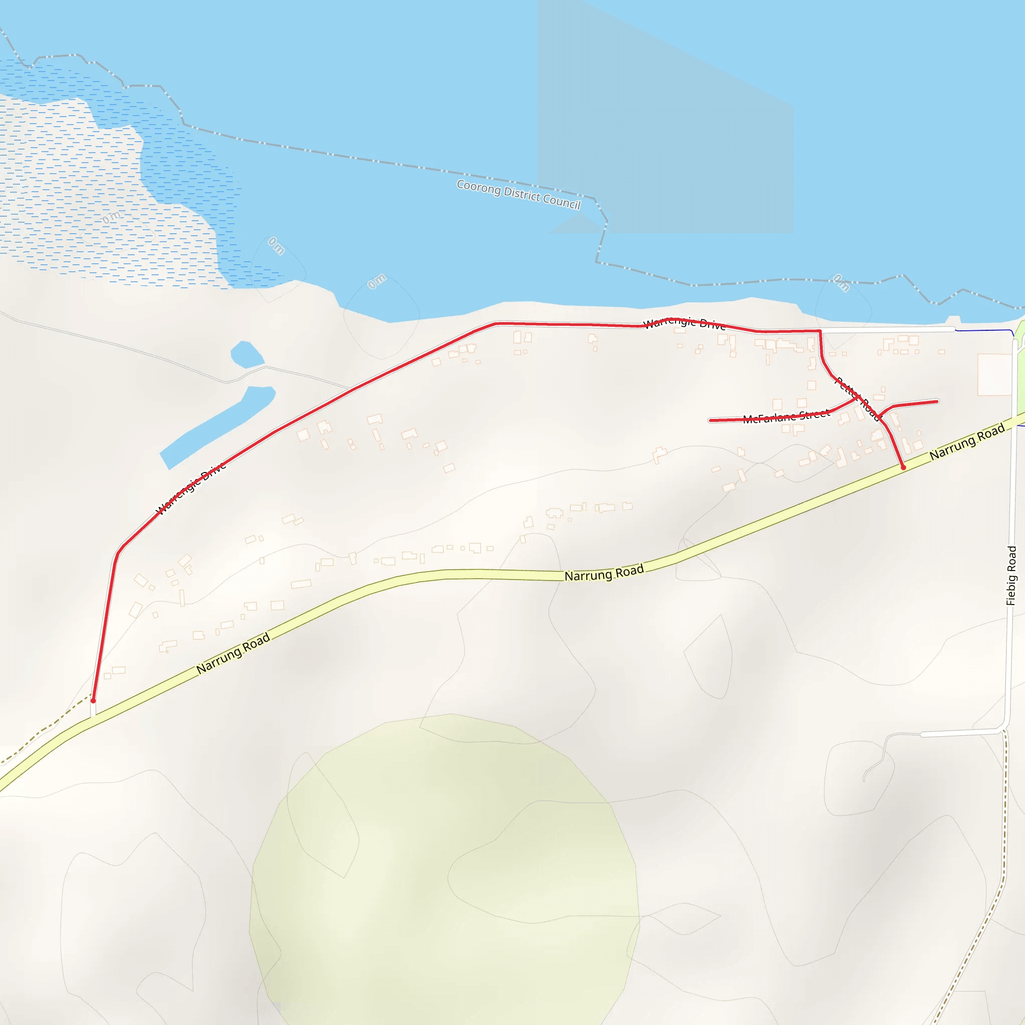 Scenic Loop Track mobile static map