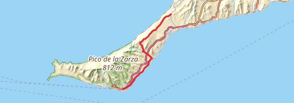 GR 131 Fuerteventura stage 12 Map