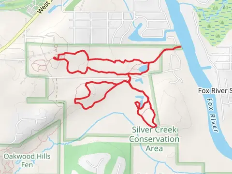 Long, East Trail and West Trail Loop