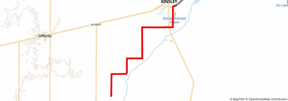 American Discovery Trail South Route stage 192 Map