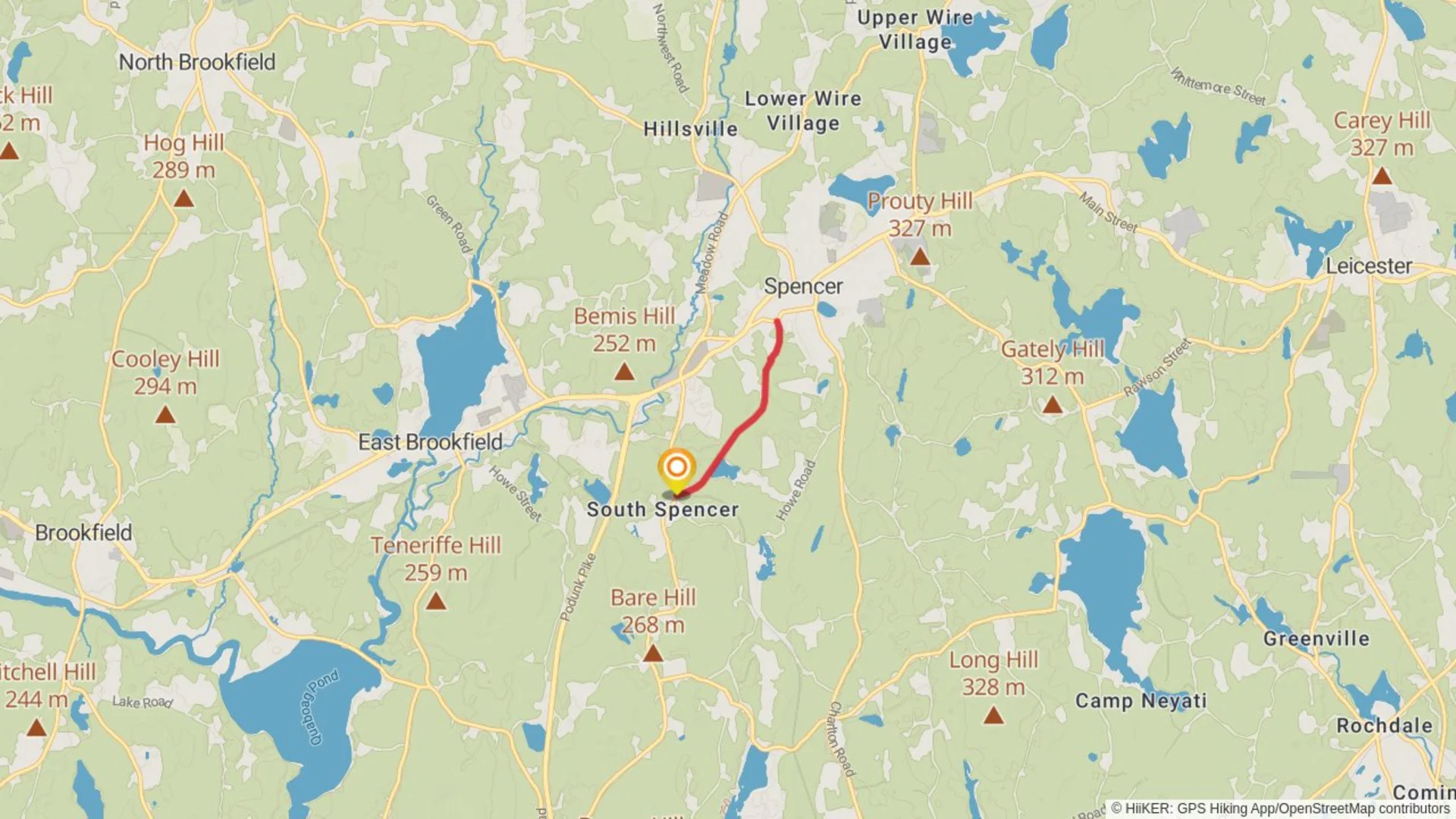 An image depicting the trail Depot Trail and its surrounding area.