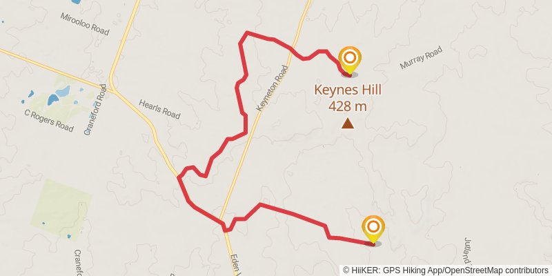 Lavender Federation Trail alt 4 Map