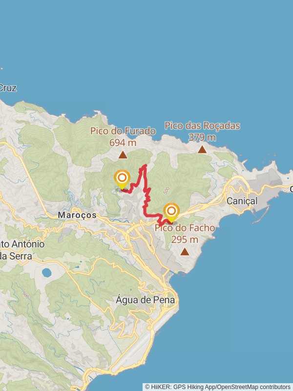 Levada do Caniçal mobile static map