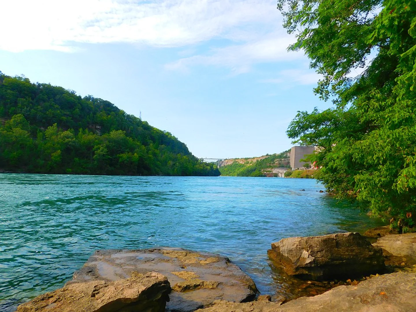 An image depicting the trail Niagara Gorge Rim Trail and Devil's Hole Trail Loop and its surrounding area.