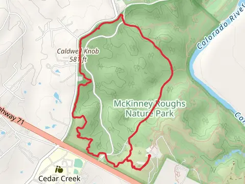 McKinney Roughs Nature Park Loop