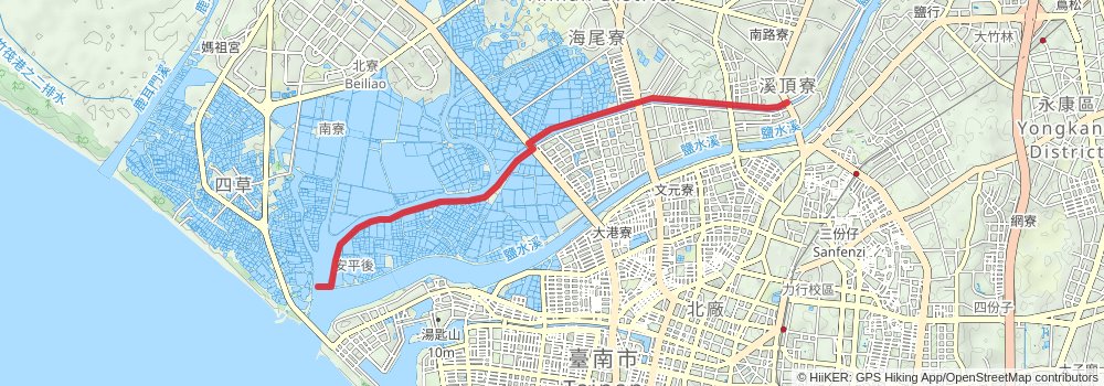 Mountains to Sea National Greenway stage 11 Map