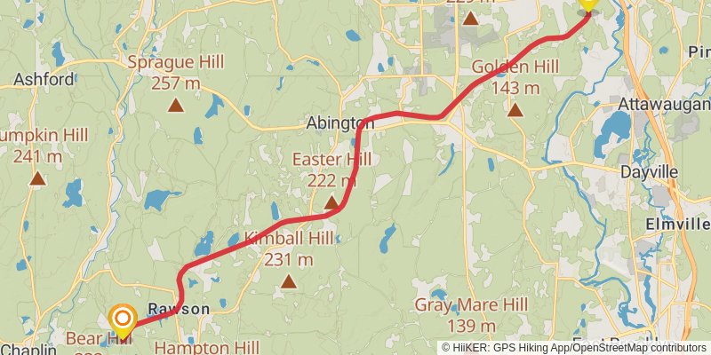 Air Line State Park Trail stage 4 Map