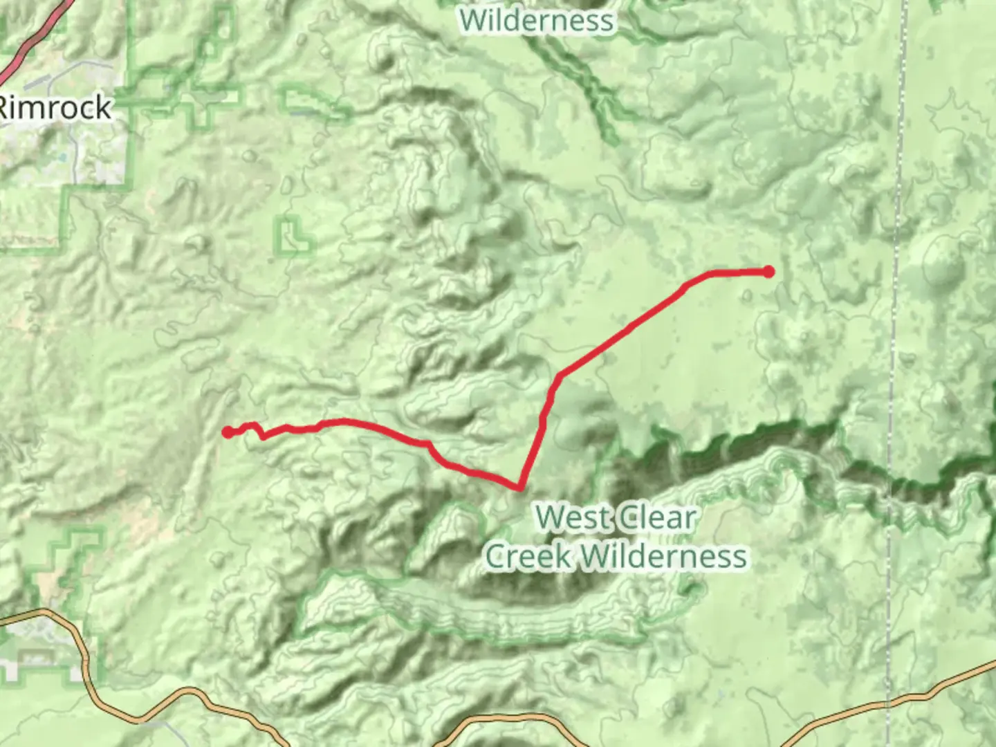 An image depicting the trail Cedar Flats and its surrounding area.