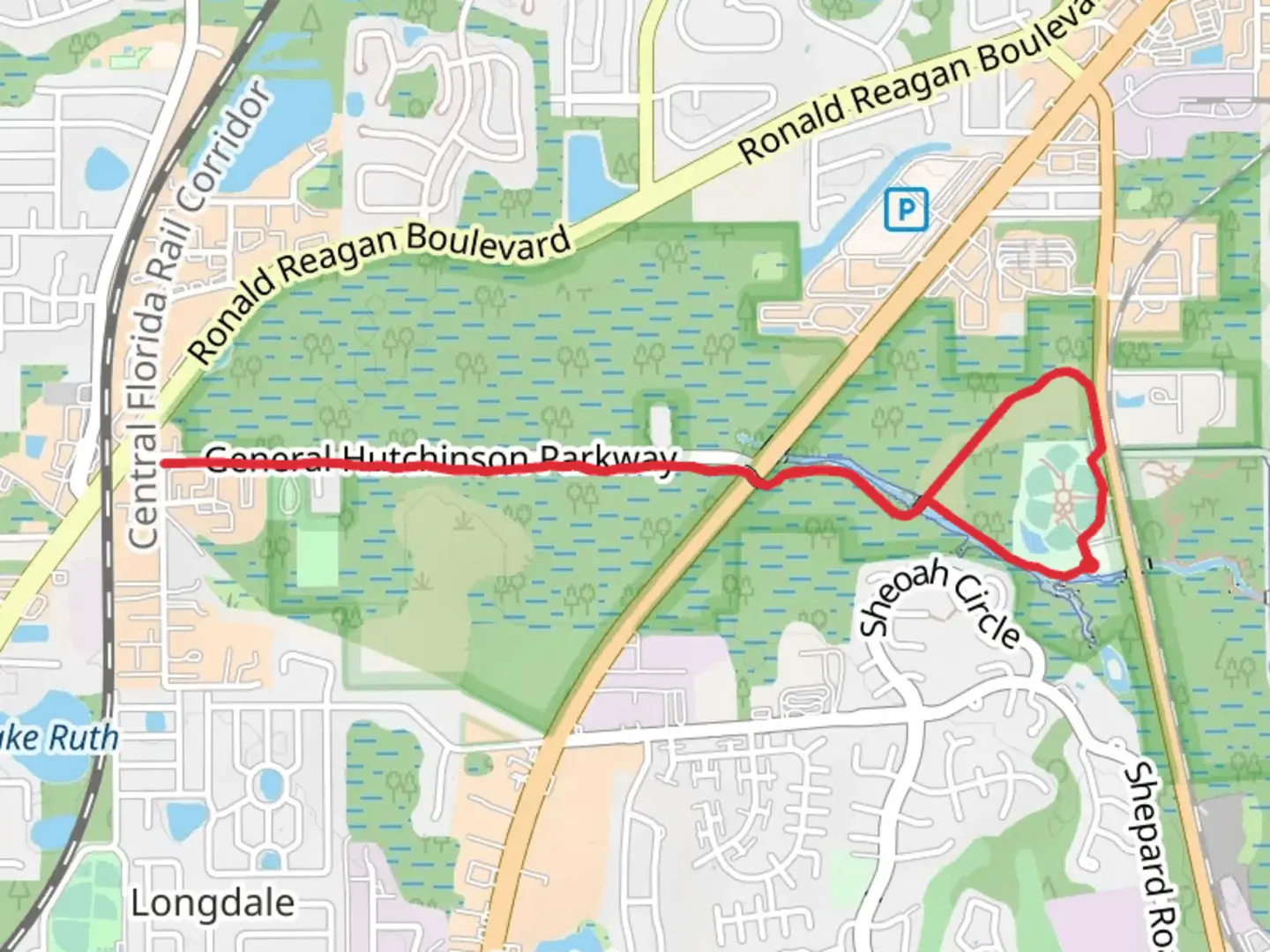 An image depicting the trail Cross Seminole Trail and its surrounding area.