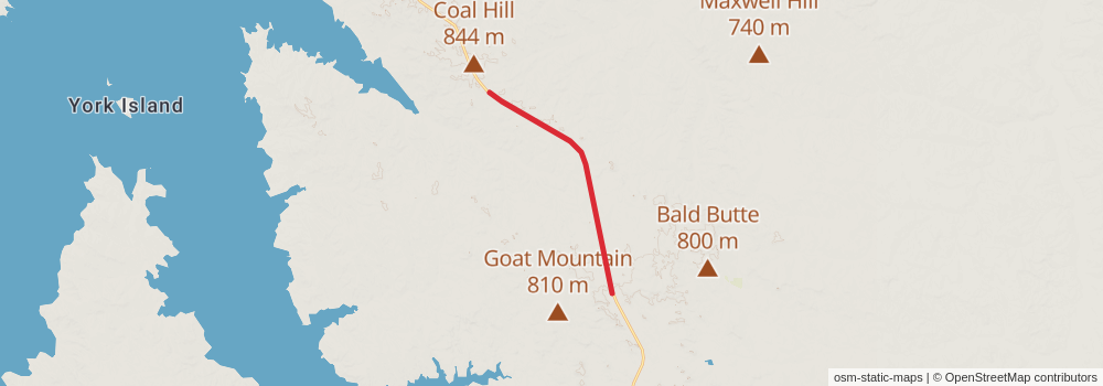 American Perimeter Trail - Rocky Mountains Primary stage 9 Map