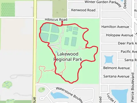 Lakewood Regional Park Loop