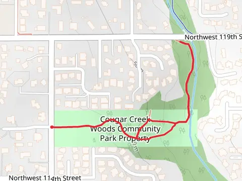 Cougar Creek Woods Community Park Property Loop