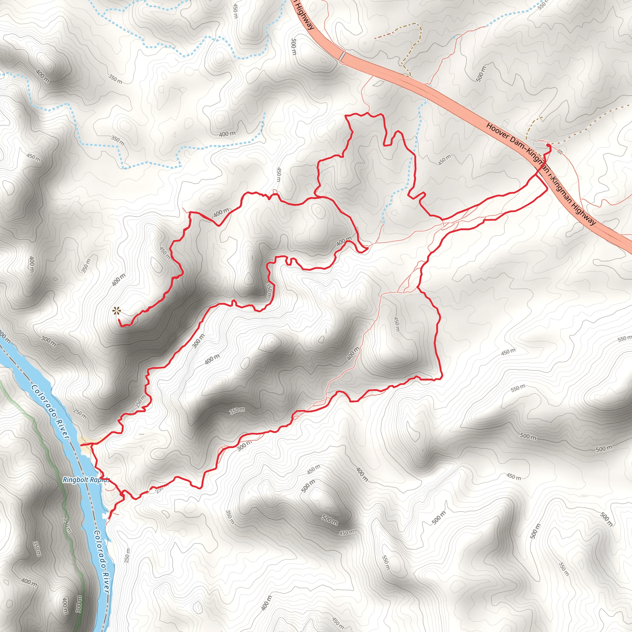 White Rock Canyon and Springs mobile static map