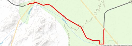 American Discovery Trail South Route stage 337 Map