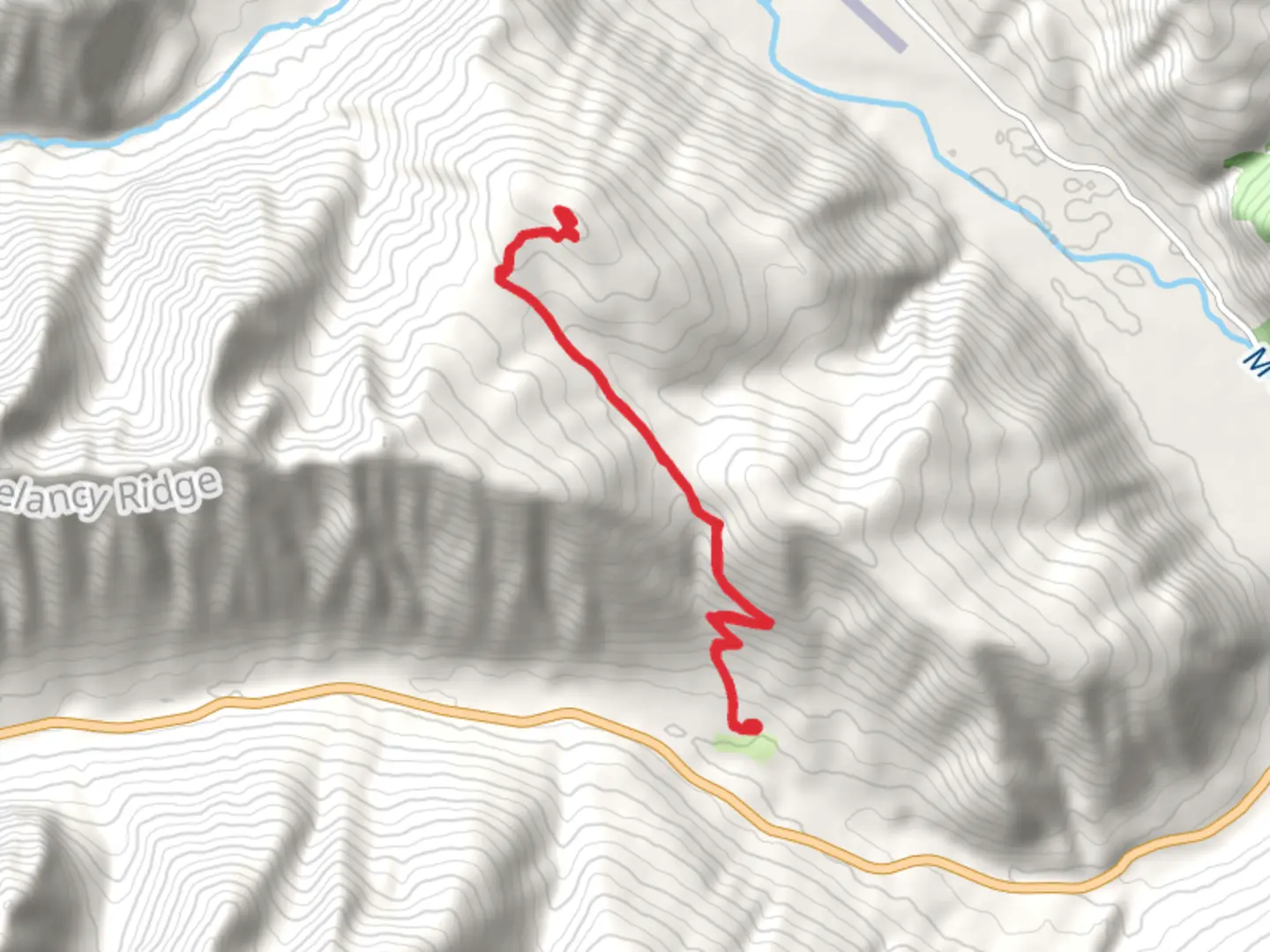 An image depicting the trail Driveway Butte Trail and its surrounding area.