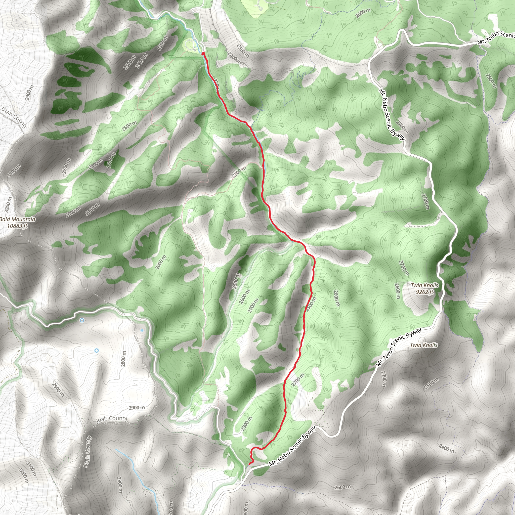 White Pine Hollow mobile static map
