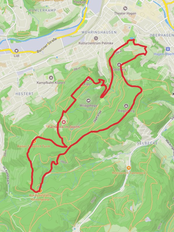 Bismarckturm, Kaiser Friedrich Turm, and Eugen-Richter-Turm Loop via 3 Turme WEG