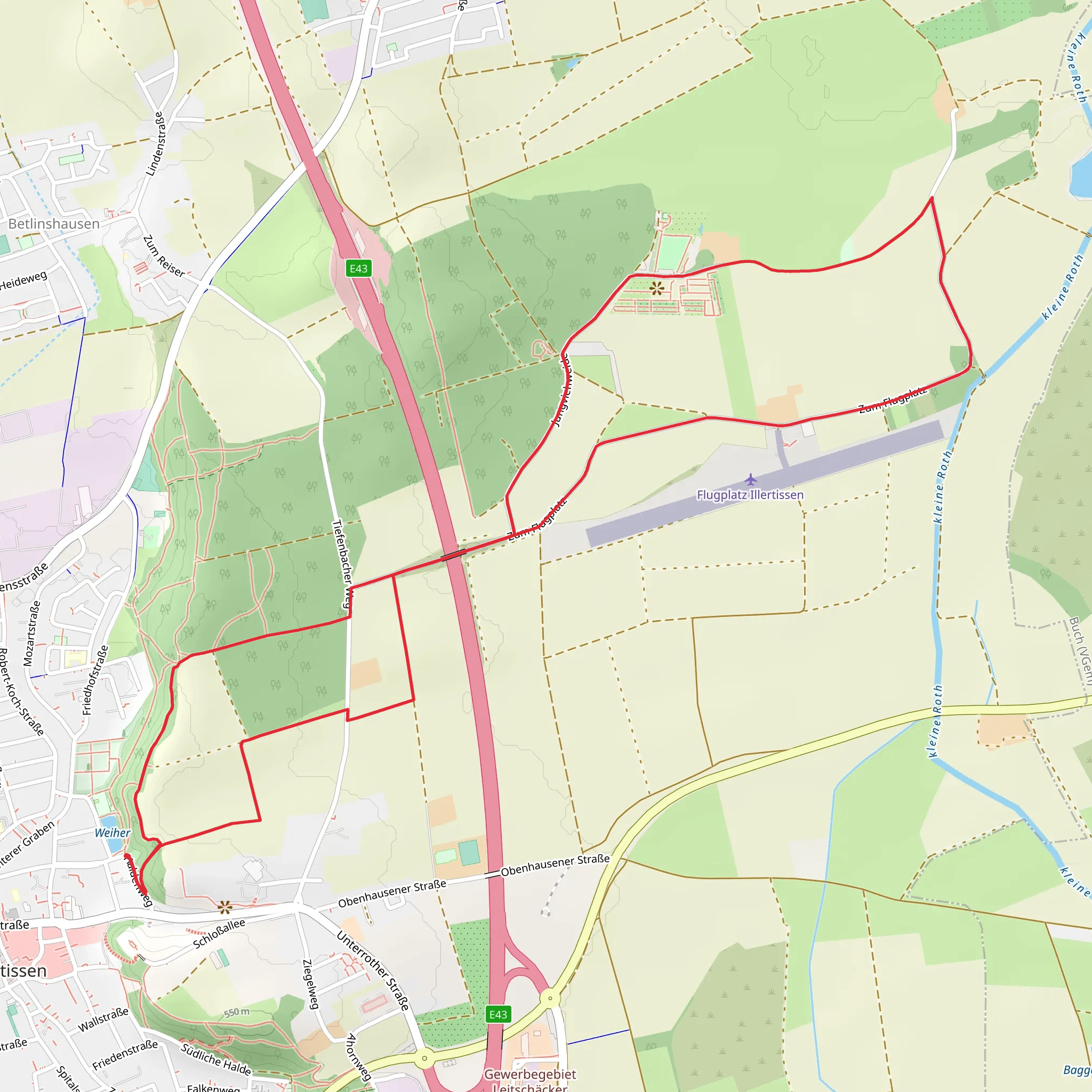 Stadt Illertissen mobile static map